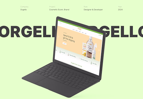 Orgello Herbal Brand | Shopify Development