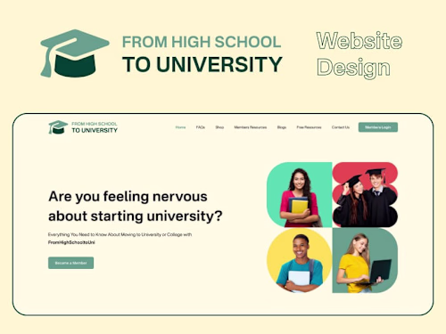 From High School To Uni | Educational Website
