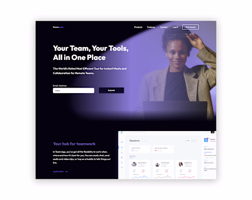 Website Design for TeamApp