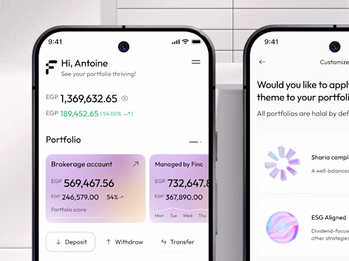 Fintech Mobile App UI/UX Design 