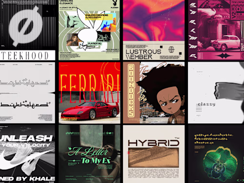 Poster Artworks Vol 01 on Behance