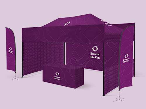 Because She Can Brand Identity