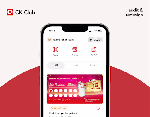 CK Club Mobile App | Audit & Redesign