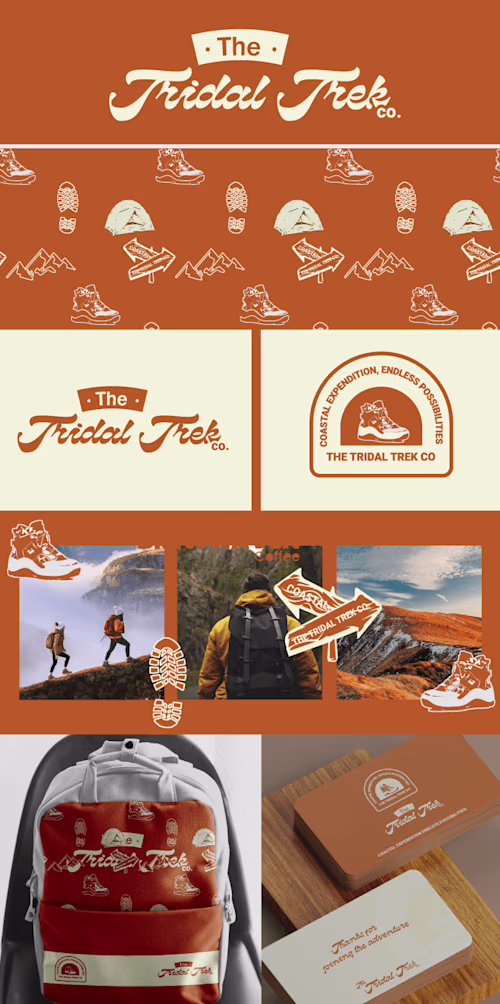 The Tridal Trek | Brand identity design 