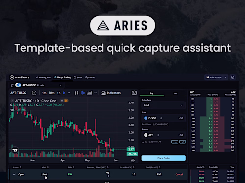 Aries Finance | Pioneer Aptos-Based DeFi Protocol