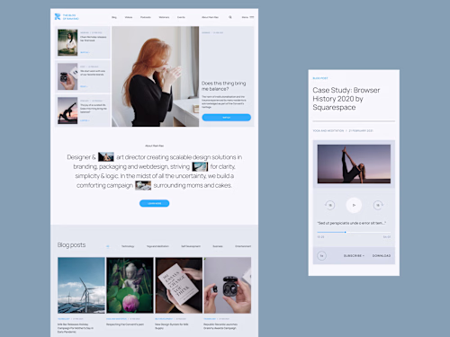 Blog Design for Multimedia Content