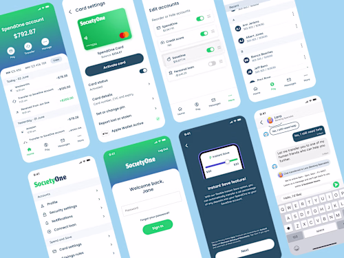 SocietyOne Banking App - UX/UI Case Study
