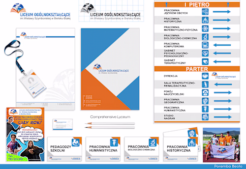 Design of logo and corporate identity elements