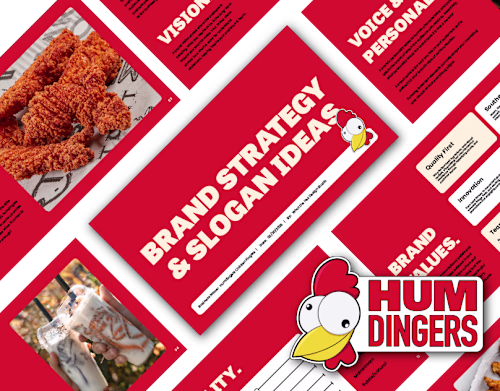 Cluckin' Cool Brand Identity - Humdingers Chicken
