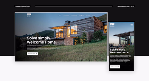Pearson Design Group - Website Redesign