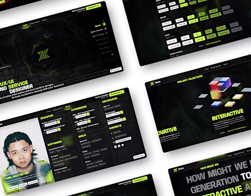 UX UI Portfolio Website :: Behance
