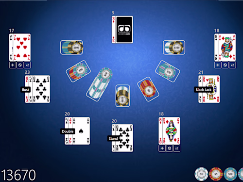 Black Jack Learning & Gaming Simulator