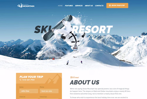 Travel Agency website