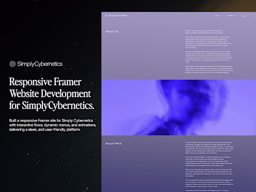 Responsive Website Development for Simply Cybernetics
