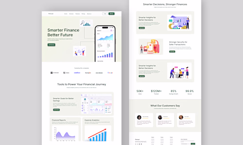 Finance Website Design