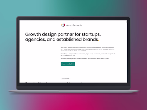 akreativ.co is your ultimate growth design partner.