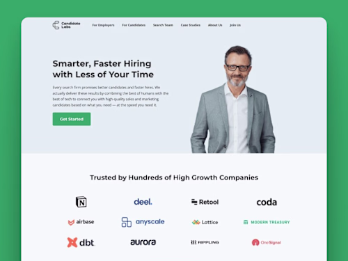#1 on G2 – Webflow Website & Branding for an HR/Staffing Startup
