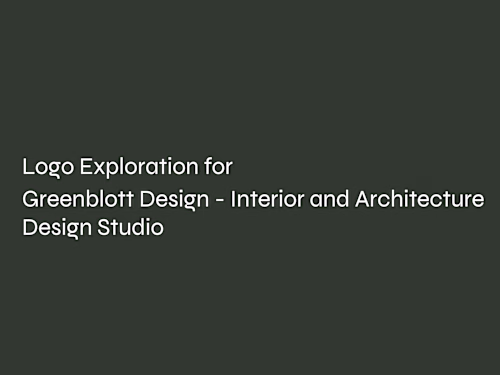 Logo Concept Set for Greenblott Design