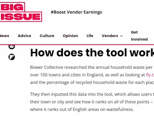DATA JOURNALISM: England’s least wasteful towns and cities 