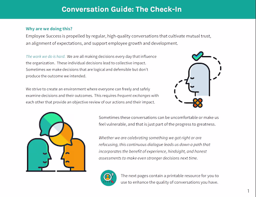 Performance Management Conversation Guides