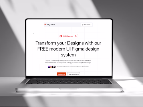 🎨 Website copywriting for Rayna UI
