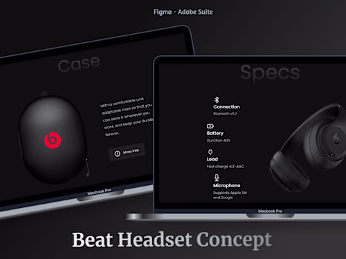 Beat Headset Concept | UX Engineering | Figma
