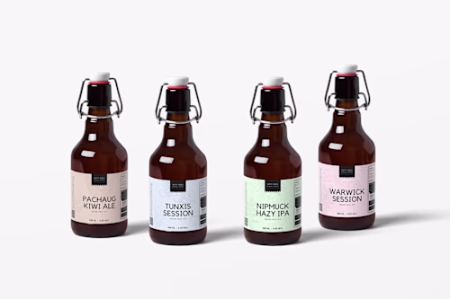 Happy Bones Brewing Co Branding & Packaging on Behance