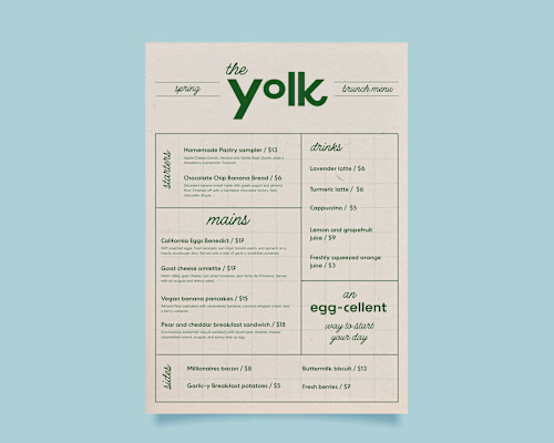 The Yolk Brand Identity