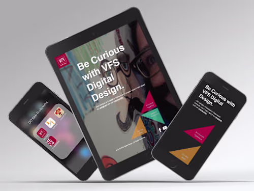 VFS Digital Design Microsite & Other Branches