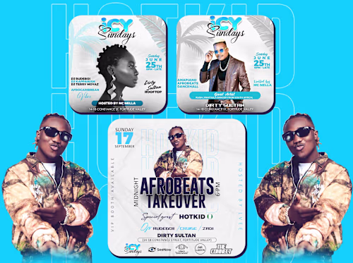 Social media Post and Motion Flyer for            'icy.sundays'
