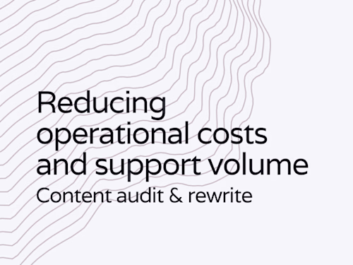 Reducing operational costs and support volume