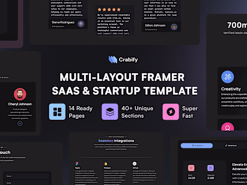 Crabify — SaaS & Startup Website