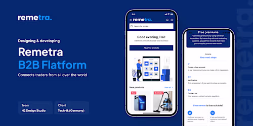 Remetra - B2B Flatform :: Behance