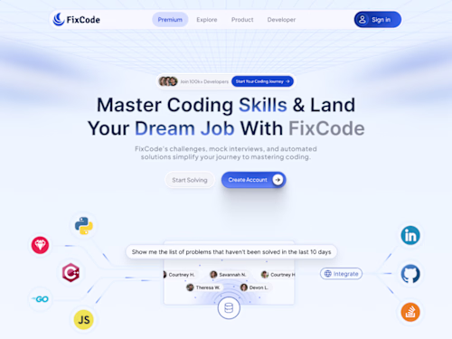 FixCode Website || Full Stack Web Development