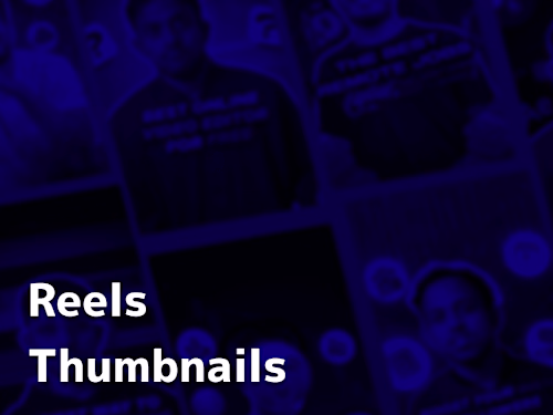 Reels Thumbnail For Clients on Behance