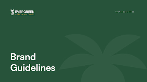 Evergreen Africa Holding Brand Guideline
