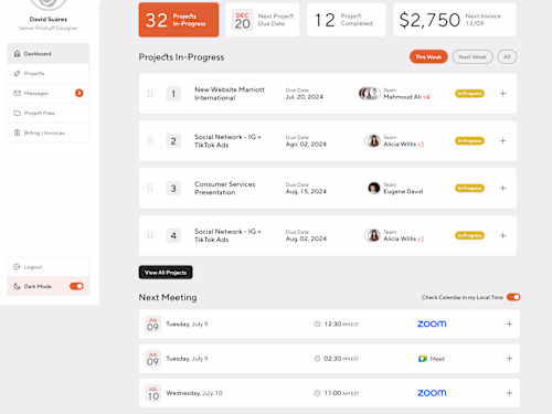 Rapid App Development for Internal Client Portal