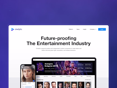 Cinelytic -Movie industry, empowered. 