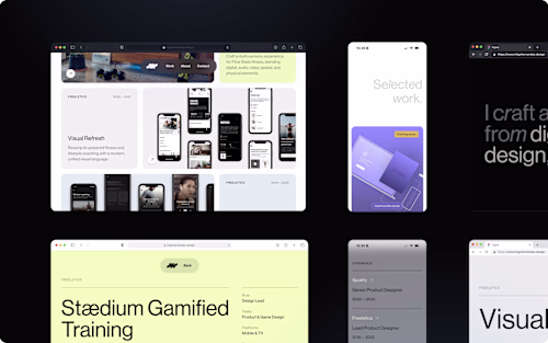 Portfolio Website Design in Framer