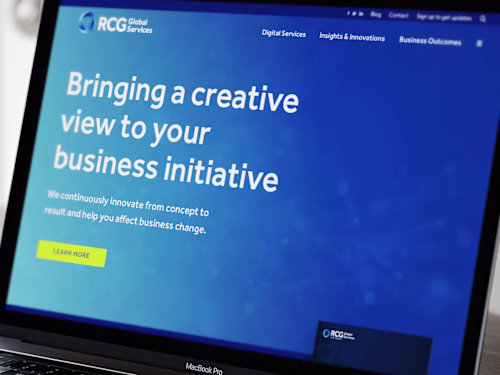 RCG Global Services brand & web
