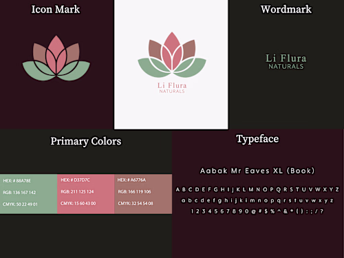 A soft, nature-inspired identity designed for Li Flura Natur...
