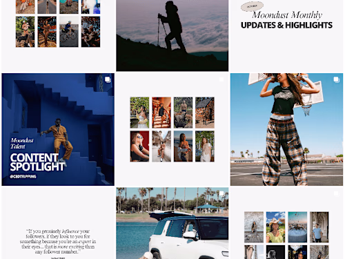 Social Media Strategy & Redesign / Moondust Management