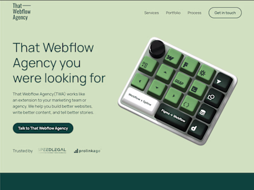 That Webflow Agency