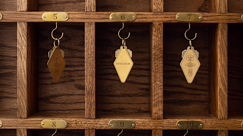 Visual Identity for Ovis D’Or Luxury Apartment