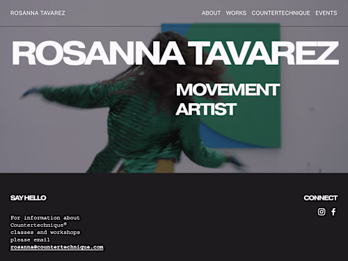 Rosanna Tavarez | Squarespace Design & Development