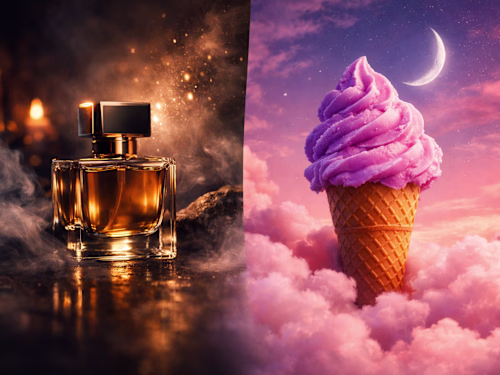 Cinematic AI Product Advertisements – Ice Cream & Perfume​​​​​​​
