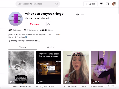 TikTok Management for Jewelry Brand