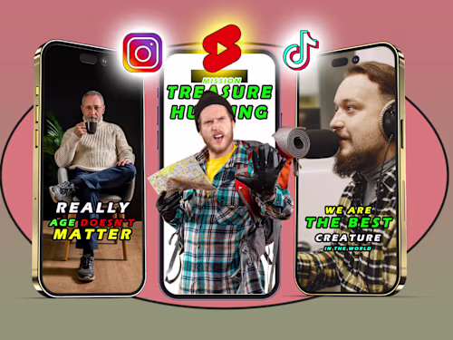 Video Editing: TikTok, Youtube Shorts, Instagram Reels