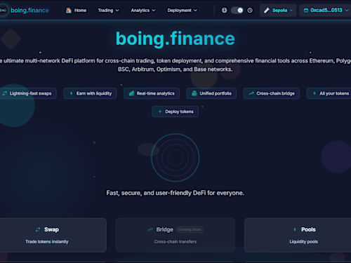 boing.finance (http://boing.finance) Taking DeFi to the next...