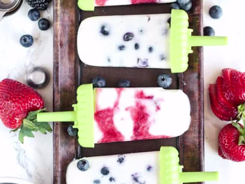 Easy Protein Fruit Smoothie Pops